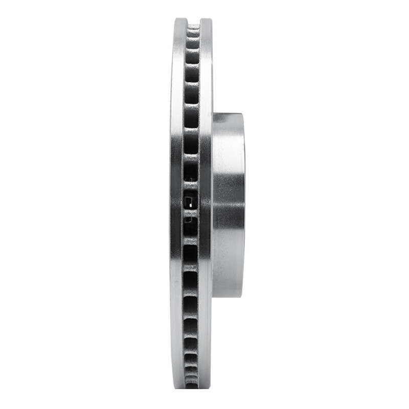 Subaru Outback Brake Rotor (1) - Front Right - R1 Concepts - Drilled & Slotted - Silver - `05-`18